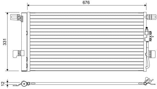 Condenser, air conditioning 822648