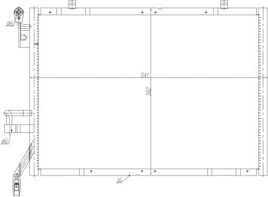 Condenser, air conditioning EASY FIT 350483