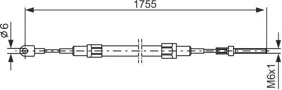 Cable Pull, parking brake 1987477071 - image 5