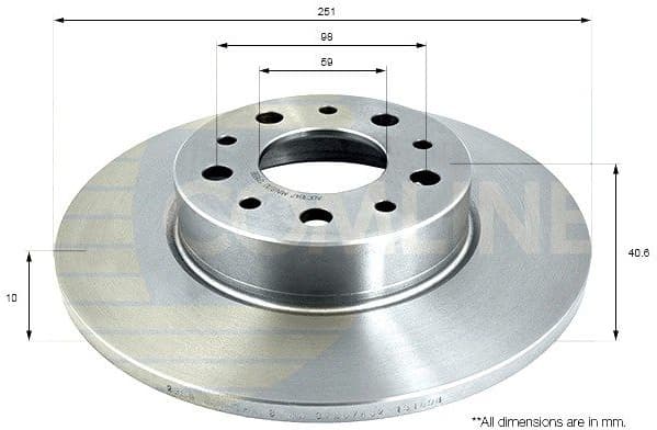 Brake Disc COATED ADC1847