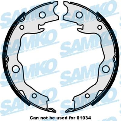 Brake shoes handbrake 89870 - image 2