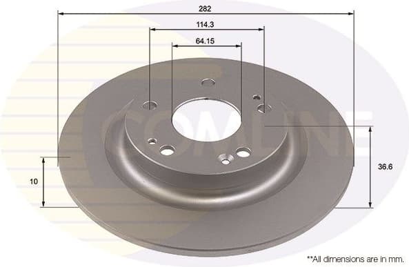 Brake Disc COATED ADC4032 - image 2