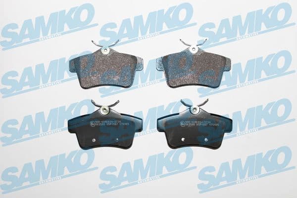 Brake pads rear 5SP1567 - image 2