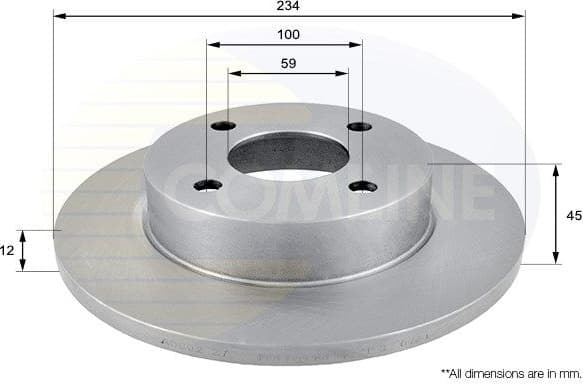 Brake Disc COATED ADC0227 - image 2