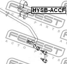 Mounting, stabiliser bar HYSB-ACCF - image 2