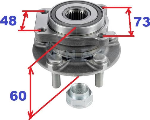 Bearing wheel R18119