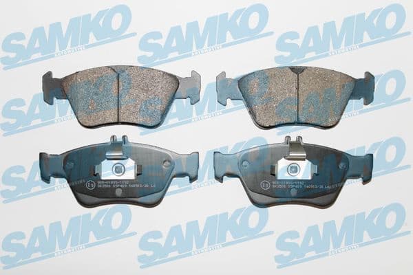 Brake Pad Set, disc brake 5SP409 . - image 2