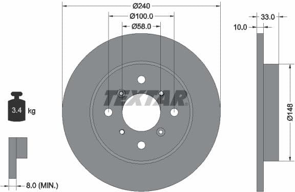 Brake Disc 92153300