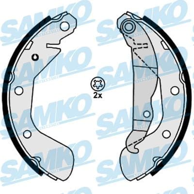 Brake shoes 88130 - image 2