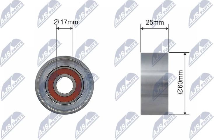 Tensioner Pulley, V-belt RNK-CT-045