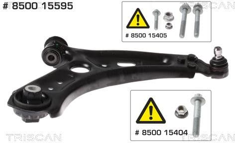 Control/Trailing Arm, wheel suspension 8500 15595