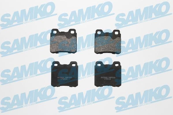 Brake pads rear 5SP333 - image 2