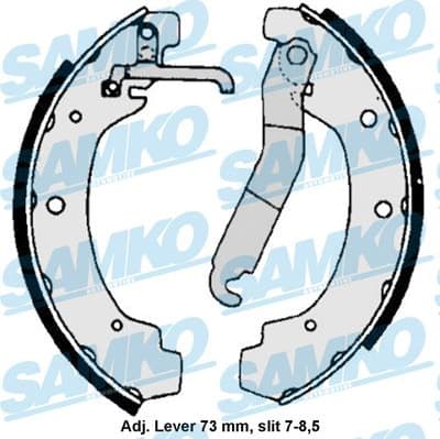 Brake shoes 86740 - image 2