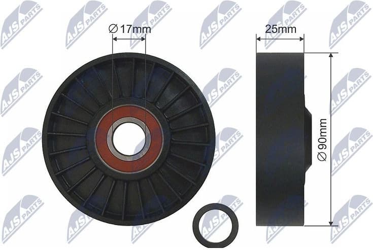 Tensioner Pulley, V-belt RNK-CH-029
