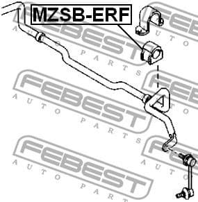 Mounting, stabiliser bar MZSB-ERF - image 2