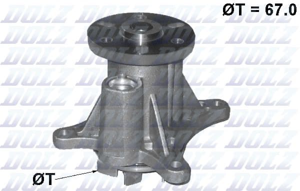 Water Pump, engine cooling C140