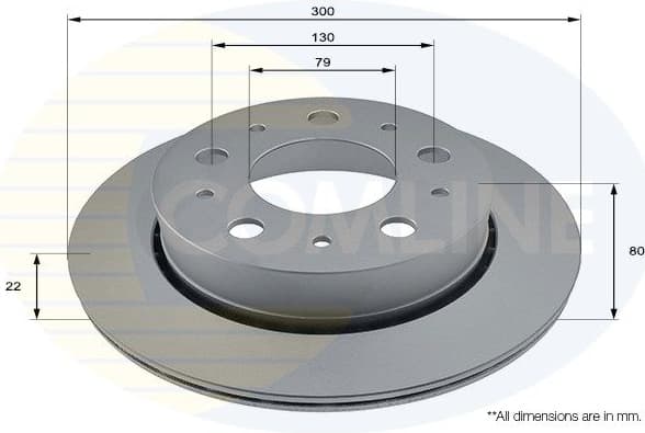 Brake Disc COATED ADC2833V - image 2