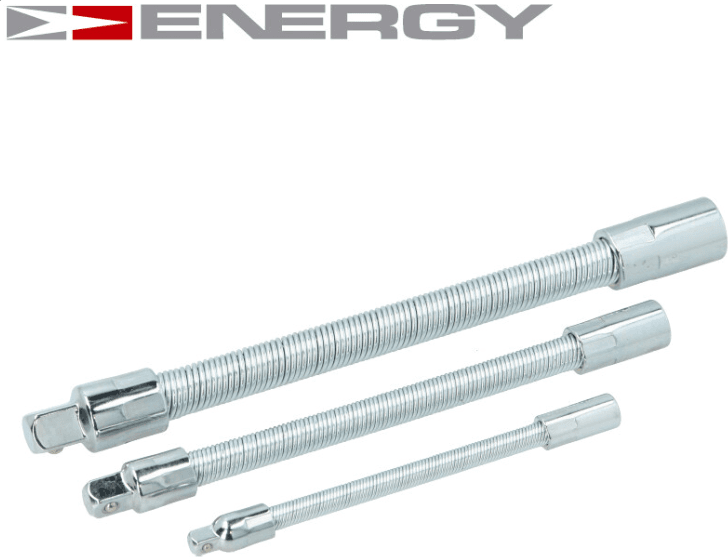 Lankstūs prailgintojai terkšlei 1/4, 1/2, 3/8 ENERGY - NE00862
