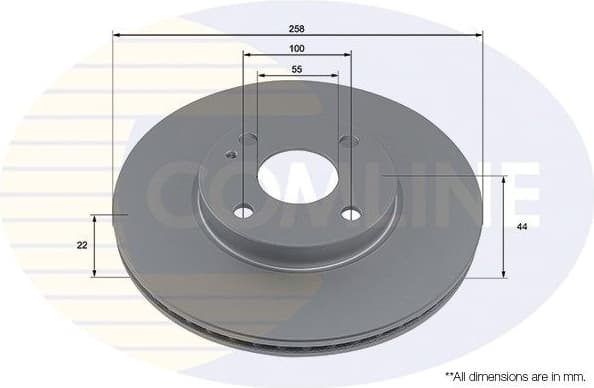 Brake Disc COATED ADC5005V - image 2