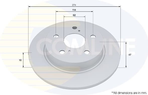 Brake Disc COATED ADC5093