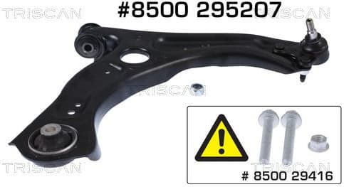 Control/Trailing Arm, wheel suspension 8500 295207