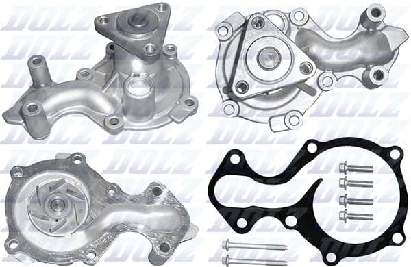 Water Pump, engine cooling F207