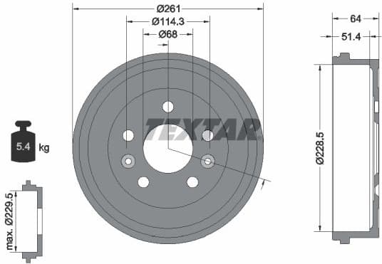 Brake Drum 94045500