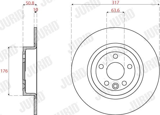 Brake Disc COAT+ 563264JC