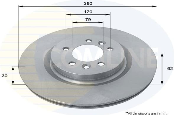Brake Disc COATED ADC1277V - image 2