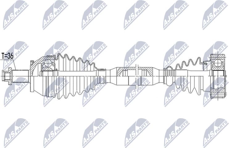 Drive Shaft NPW-VW-165