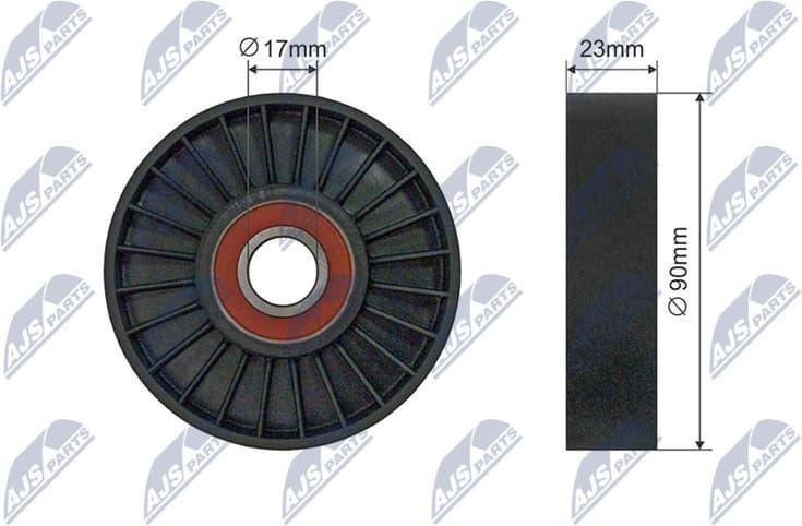Tensioner Pulley, V-ribbed belt RNK-SA-006