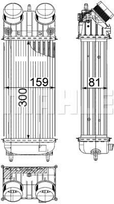 Charge Air Cooler BEHR *** PREMIUM LINE *** CI 418 000P