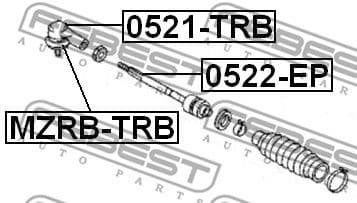 Inner Tie Rod 0522-EP - image 2