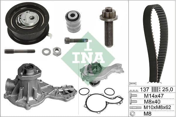 Water Pump & Timing Belt Kit 530 0377 30