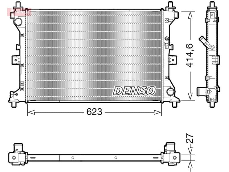 Radiator, engine cooling DRM47039