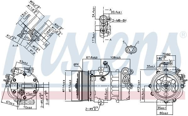 Compressor, air conditioning ** FIRST FIT ** 890388 - image 6