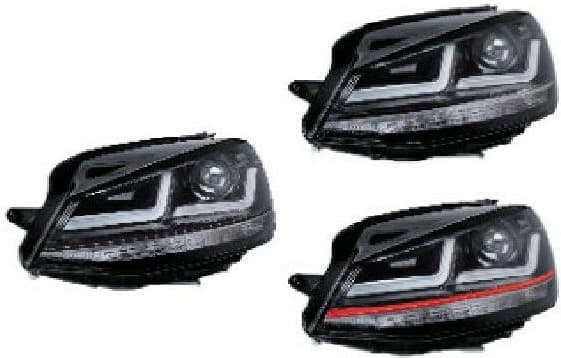 Headlight Set LEDriving® headlights for VW Golf VII LEDHL104-CM - image 3