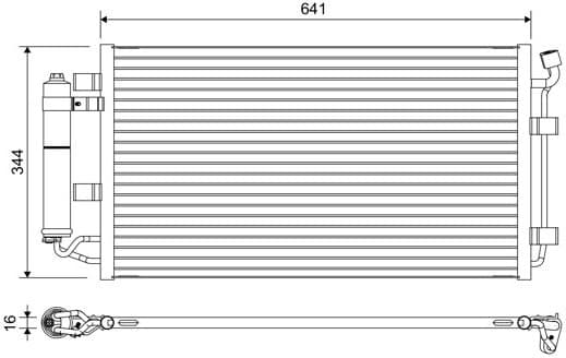 Condenser, air conditioning 822646