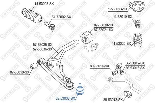 Ball Joint 52-53003-SX - image 2