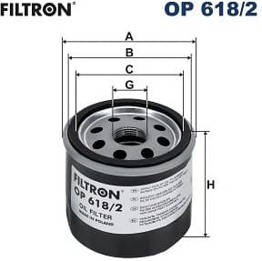 Oil Filter OP 618/2