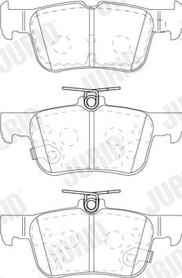 Brake Pad Set, disc brake 573881J