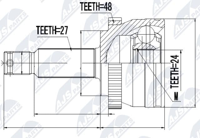 Joint Kit, drive shaft NPZ-HY-515