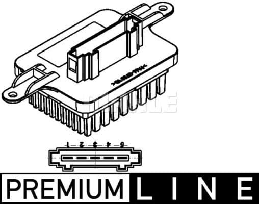 Regulator, interior blower BEHR *** PREMIUM LINE *** ABR 59 000P - image 3