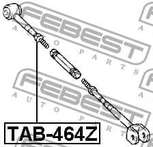 Mounting, control/trailing arm TAB-464Z - image 2
