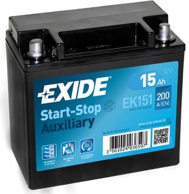 Prekių grupė: Akumuliatoriai Start-Stop (AGM, EFB)