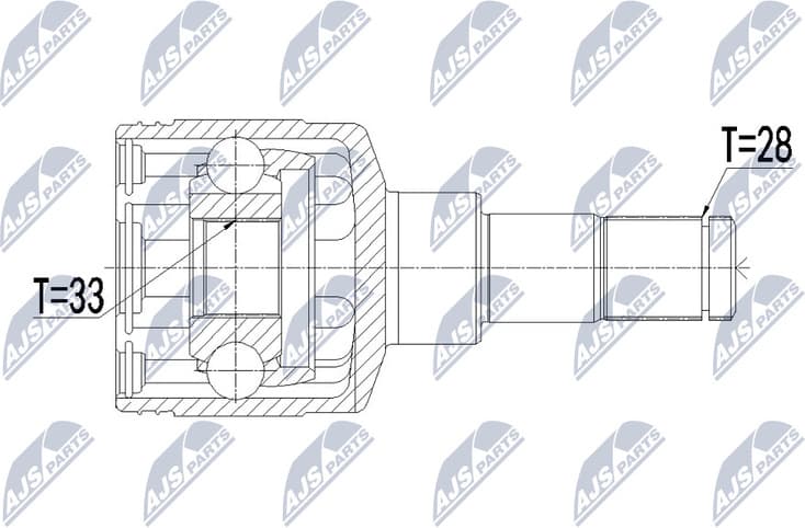 Joint Kit, drive shaft NPW-SU-018