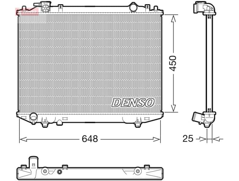 Radiator, engine cooling DRM10117