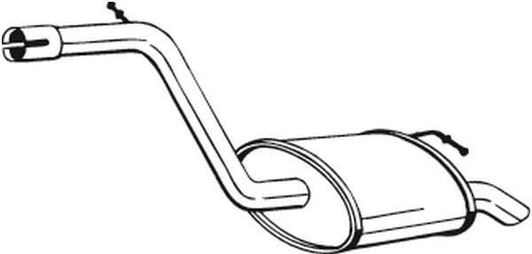 Rear Muffler 154-181