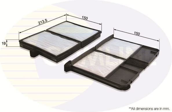 Filter, cabin air EKF243 - image 2