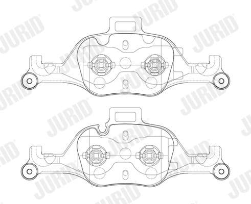 Brake Pad Set, disc brake 573856J
